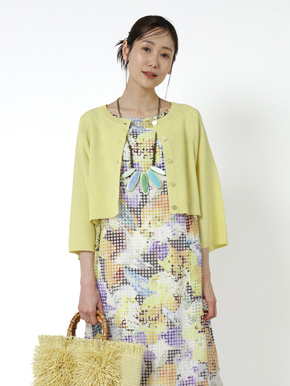 シャーリーカーン クルーネック ニット カーディガン