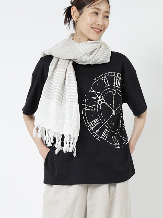 ランダム ボーダー ストール