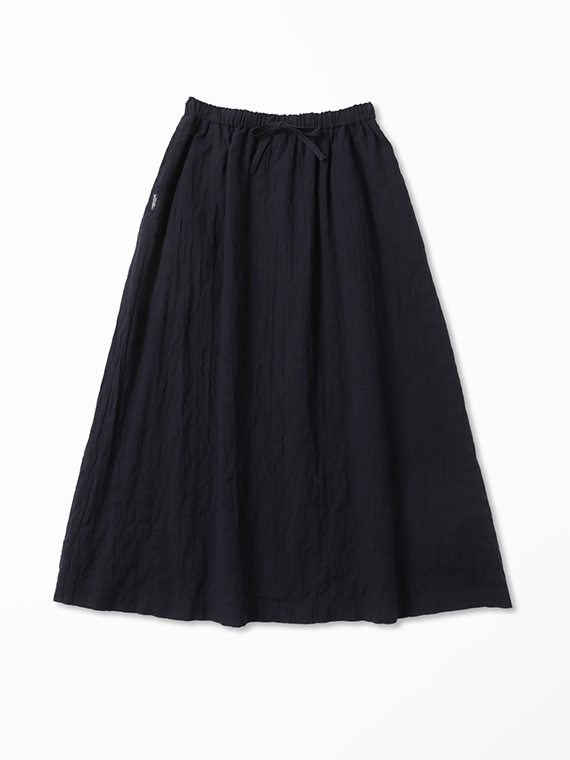 オーガニックガーゼシャーリング ギャザースカート