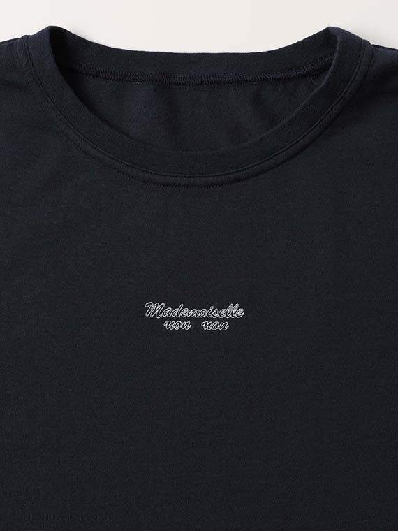 お歳暮 のし ガス焼き天竺 ロゴプリントTシャツ（WOMEN新着・Mademoiselle トップス