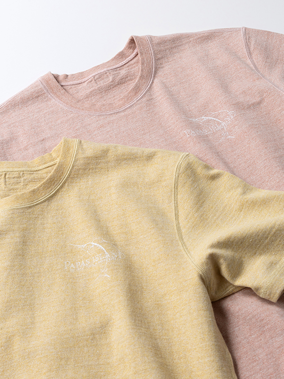 ラフィー吊り天竺 カジキプリント Tシャツ