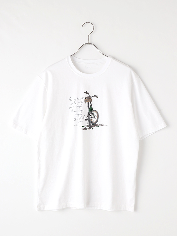 40/2 CLASSIC天竺Tシャツ【自転車】