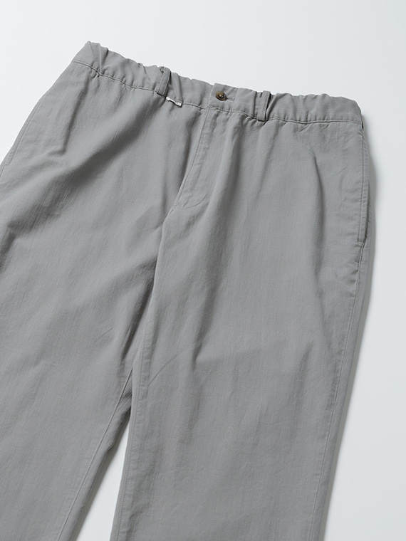 強撚ムラコットンツイル ノータックパンツ