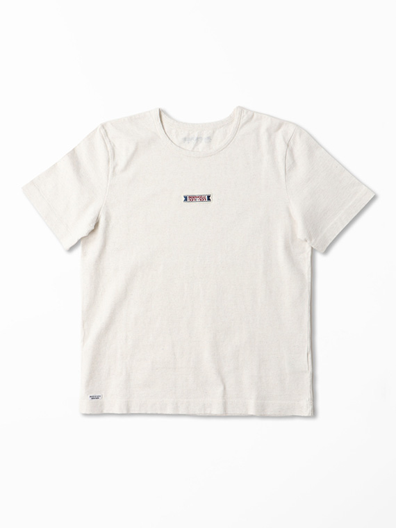 度詰天竺 ワッペンTシャツ