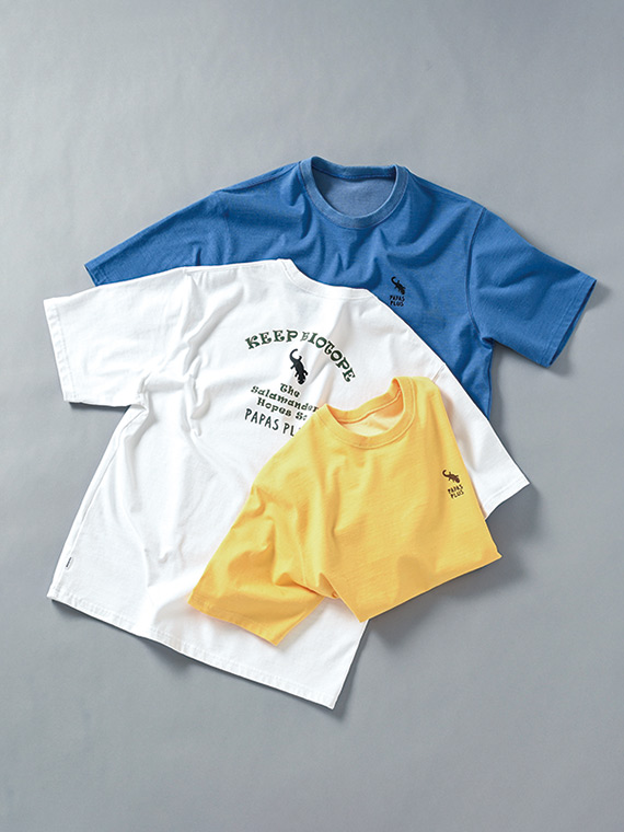 クイックドライプレーテイング天竺 プリントTシャツ【オオサンショウウオ】