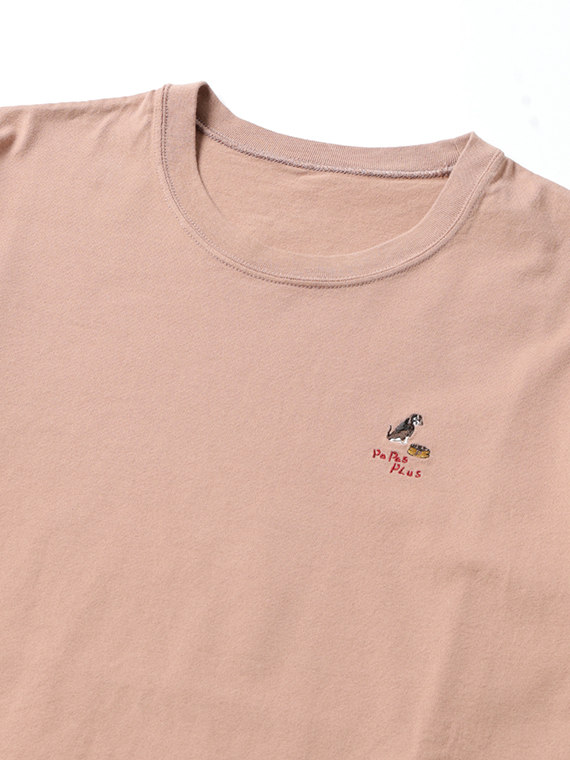 40/2天竺 ワンポイント刺繍半袖Ｔシャツ