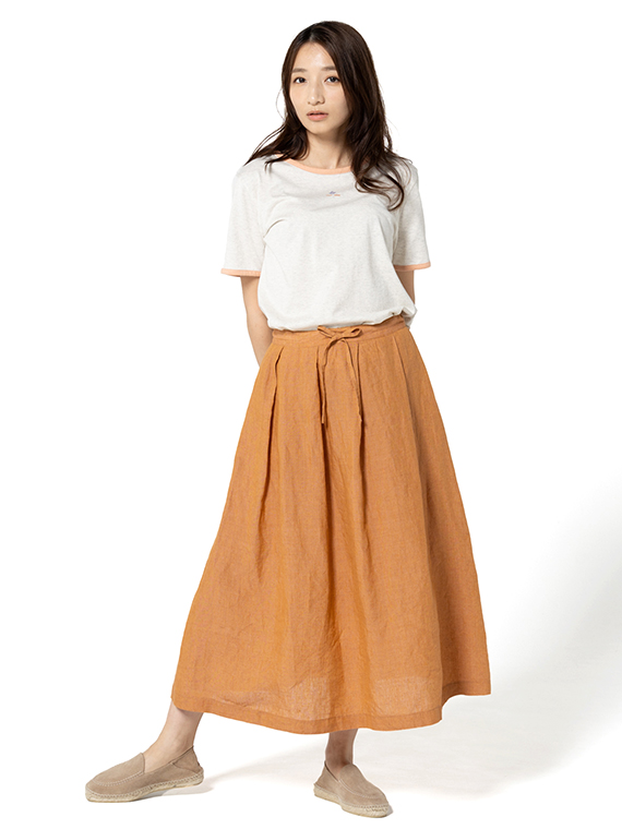 リネンシャンブレータックスカート（WOMEN新着・Mademoiselle NON NON