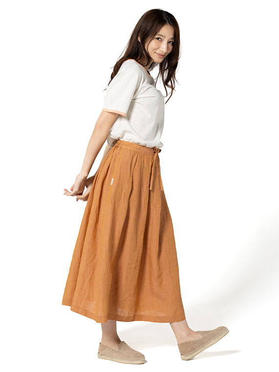 リネンシャンブレータックスカート（WOMEN新着・Mademoiselle NON NON