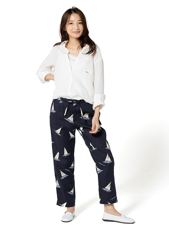 リネンシャンブレーシャツ[長袖]（WOMEN新着・Mademoiselle NON NON