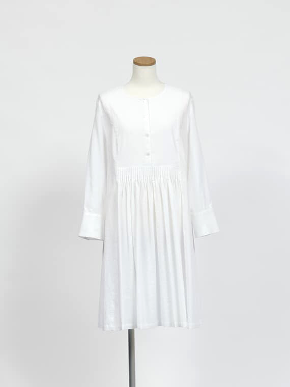 【SALE】ワッシャーコットンローンワンピース
