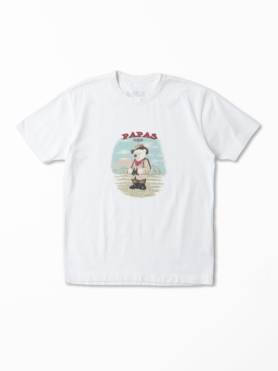＼再入荷／40/2甘撚天竺Tシャツ【サファリベア】