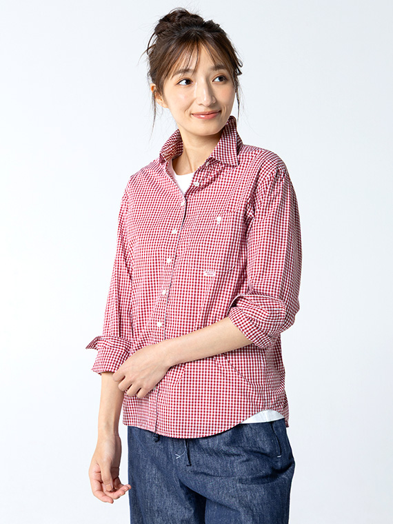 ○定番○スーピマサイロギンガムチェックシャツ[長袖]| Papas WEB SHOP