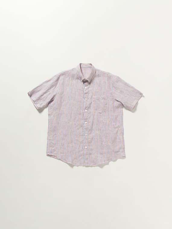 大人気定番商品 （新品・タグ付き）パパス リネン 半袖シャツ シャツ