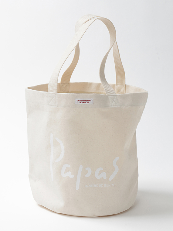 6月22日(月)12時より、事前ご予約受付中】Papasロゴ カラートート
