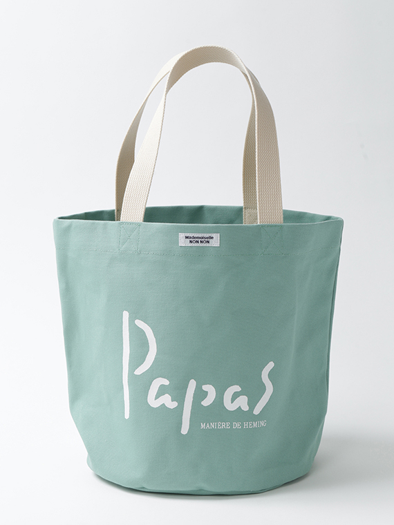 6月22日(月)12時より、事前ご予約受付中】Papasロゴ カラートート