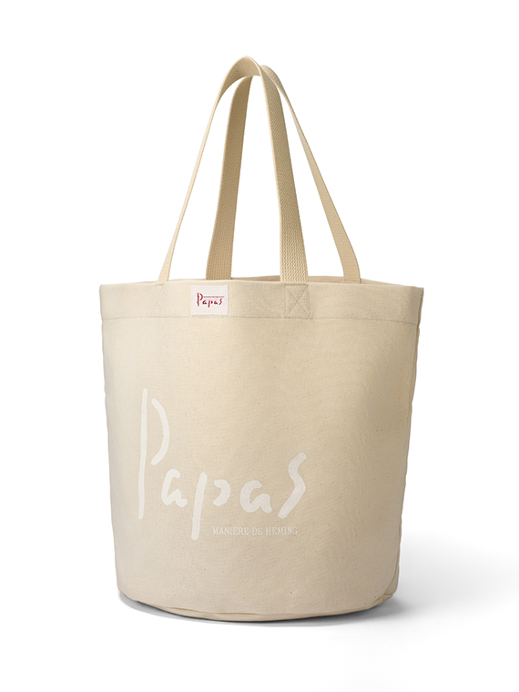 Papas ロゴトートバッグパッチワークデザイン NON NON 7色展開＞ Papasロゴ トートバッグ（MEN新着・Papas・MEN雑貨