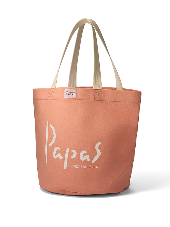 7色展開＞ Papasロゴ トートバッグ（MEN新着・Papas・MEN雑貨