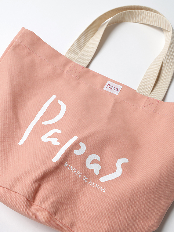 7色展開＞ Papasロゴ トートバッグ（MEN新着・Papas・MEN雑貨