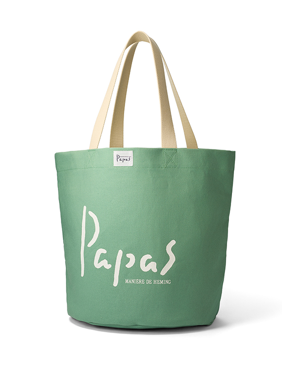 Papas ロゴトートバッグパッチワークデザイン NON NON 7色展開＞ Papasロゴ トートバッグ（MEN新着・Papas・MEN雑貨