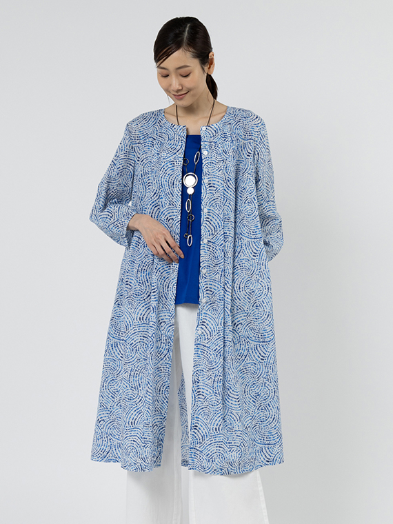 シフォン スポテット ドット プリント ワンピース