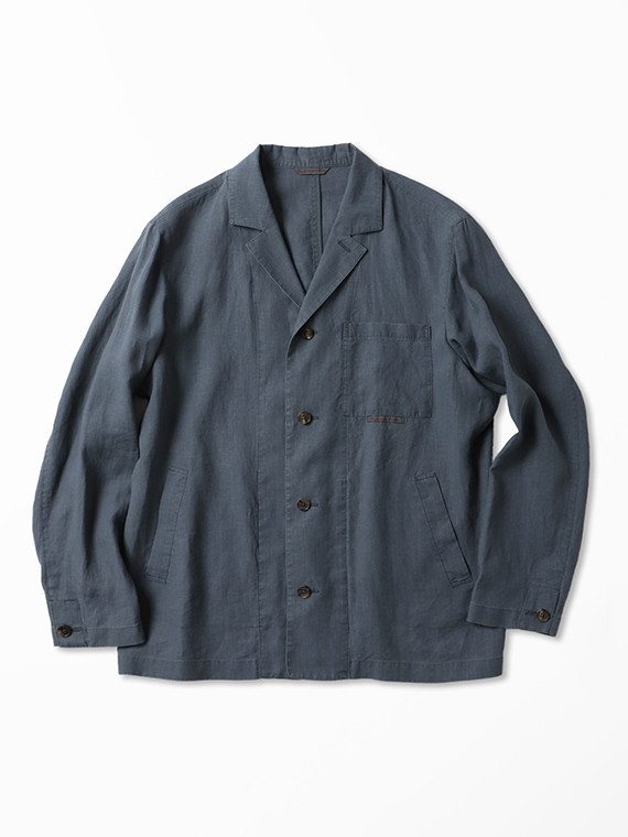 リネンポプリンCC加工 シングルジャケット（MEN新着・Papas・MEN