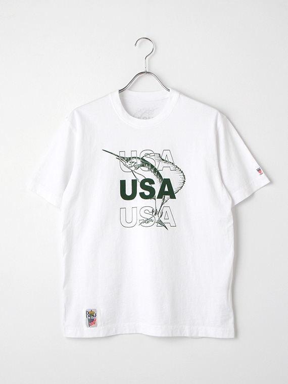 USAコットンプリントTシャツ【カジキ】