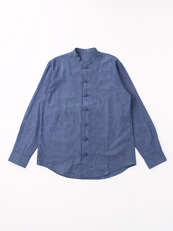 【SALE】ダンガリーチャイナシャツ