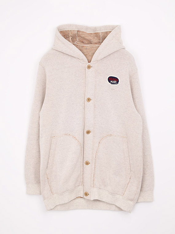 【SALE】カラーネップ裏毛パーカー
