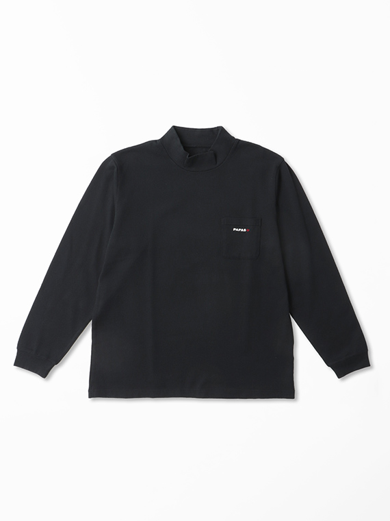 【SALE】20/2天竺ハイネックTシャツ