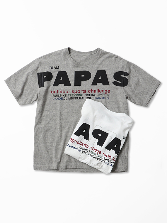 Papas40周年記念 BIG PAPASロゴTシャツ（MEN新着・Papas・MENトップス