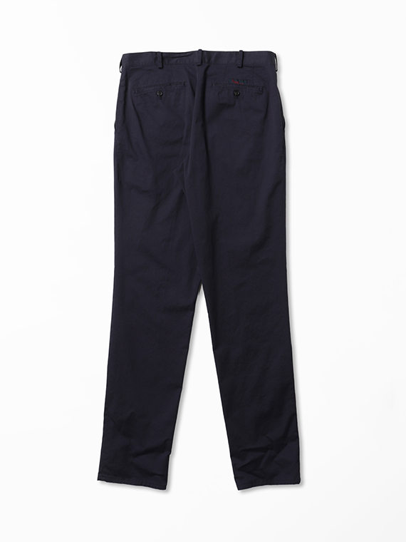 綿麻ストレッチ ストレートパンツ（MEN新着・Papas・MENボトムス