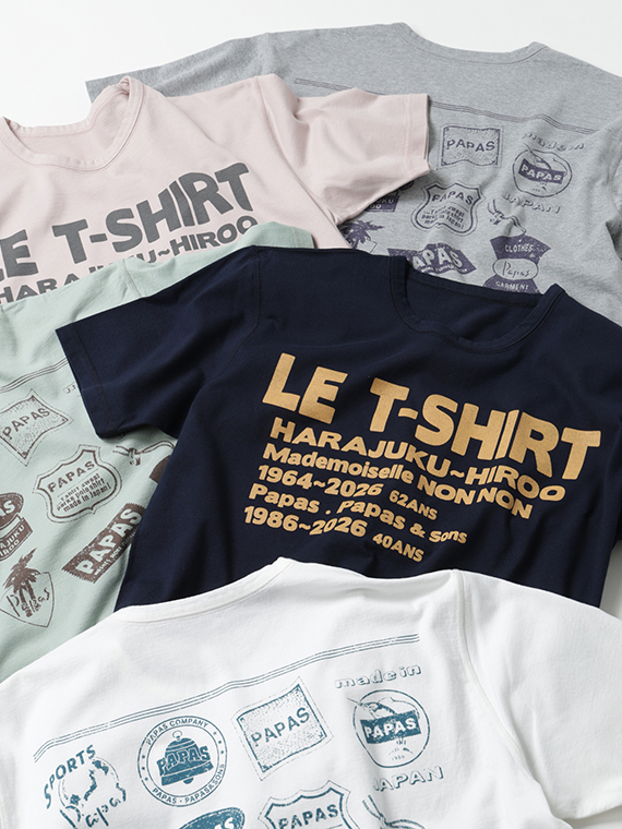 天竺 グラフィックロゴ 半袖Tシャツ（MEN新着・Papas・MENトップス・T
