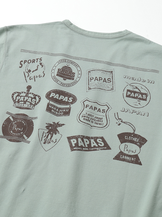 シャツ PAPAS 天竺 グラフィックロゴ 半袖Tシャツ（MEN新着・Papas・MENトップス・T
