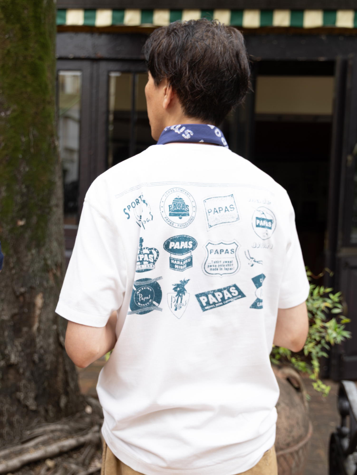 天竺 グラフィックロゴ 半袖Tシャツ（MEN新着・Papas・MENトップス・T