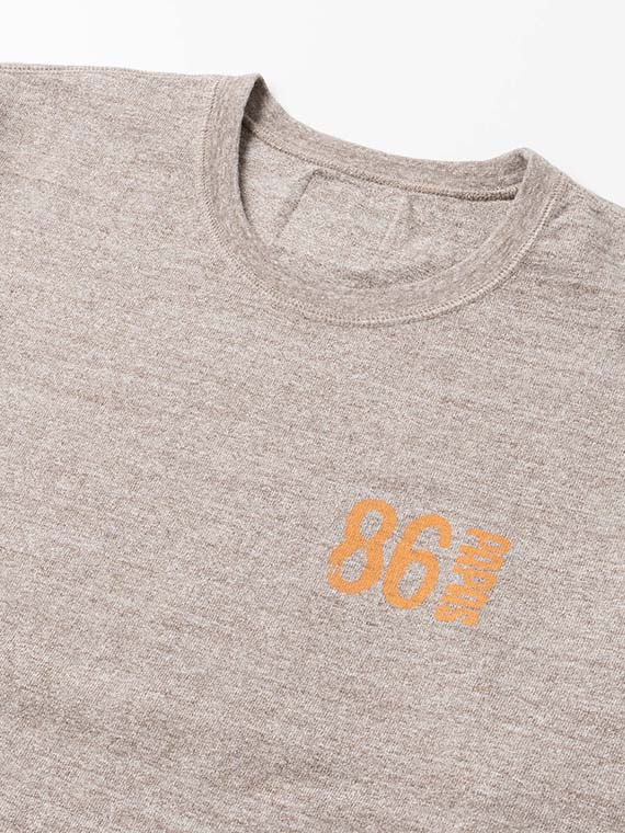 ラフィTOP吊り天竺 プリント長袖Tシャツ