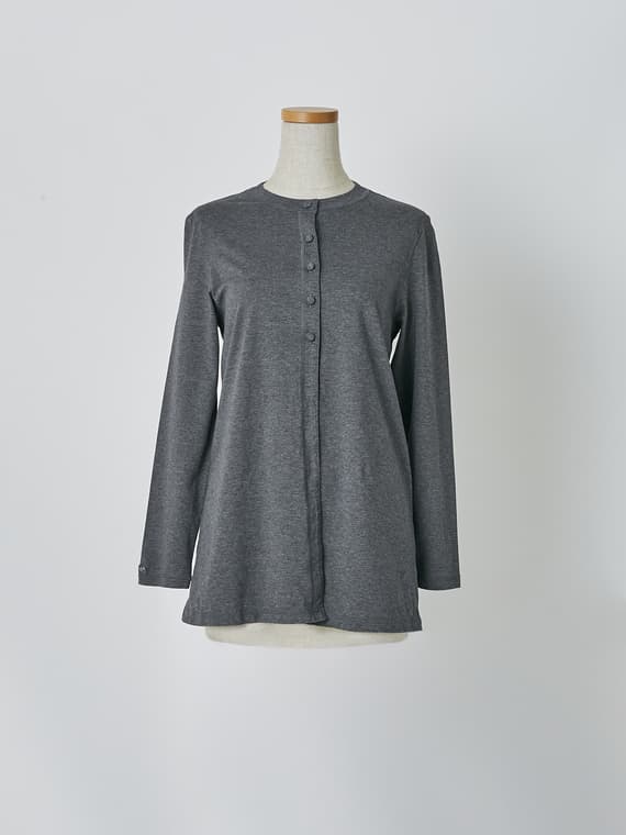 【SALE】スーピマコンパクトグレース天竺 カーディガン