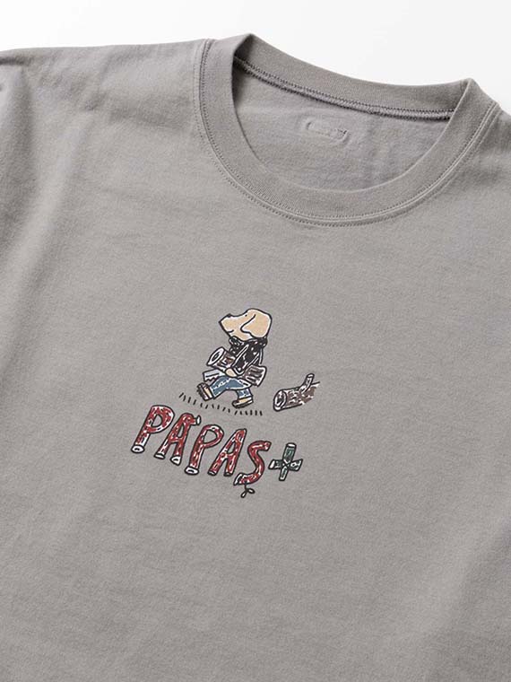 40/2クラシック天竺プリント 長袖Tシャツ