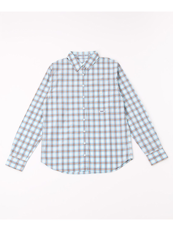 【SALE】ローンチェック長袖シャツ