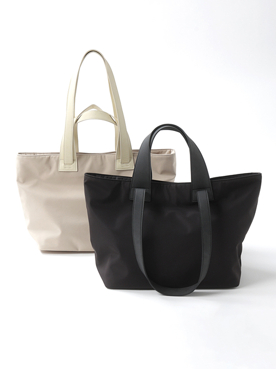 タフタ × フリース ボンディング 2WAY バッグ