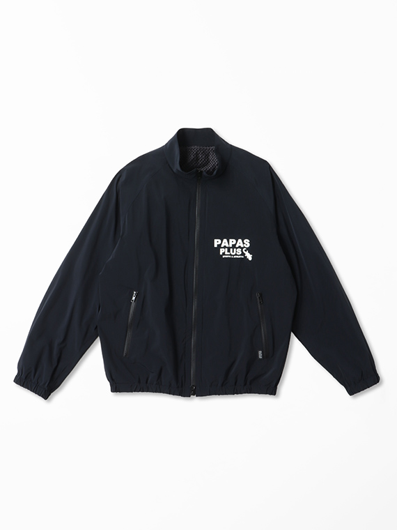 ✨美品✨パパスプラス❣️ニットジャケット　M　ブルー系　ストレッチ　春夏物 ✨美品✨パパスプラス❣️ニットジャケット M ブルー系