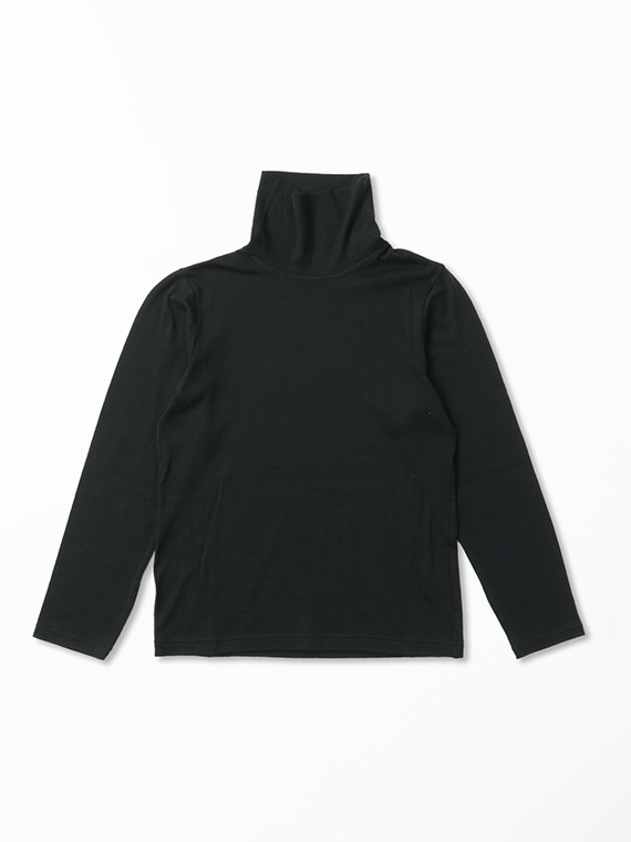 ウォッシャブルウール天竺 タートルネックTシャツ