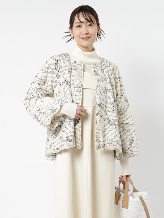 楽譜プリント パフィー ブルゾン