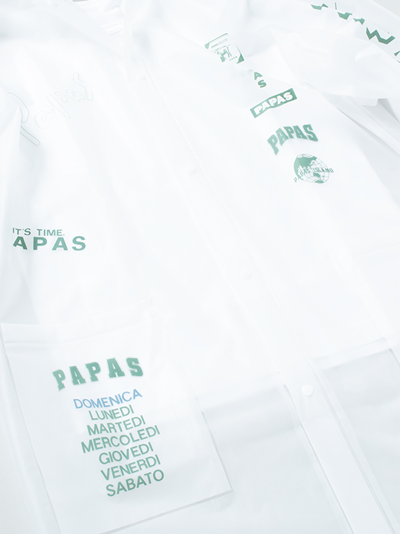 PAPASプリントレインコート【収納袋付き】（MEN雑貨・シューズ・その他・Papas）| Papas WEB SHOP