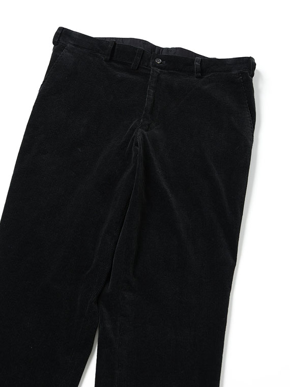 カシミヤ混ストレッチコーデュロイ ノータックパンツ（MEN新着・Papas