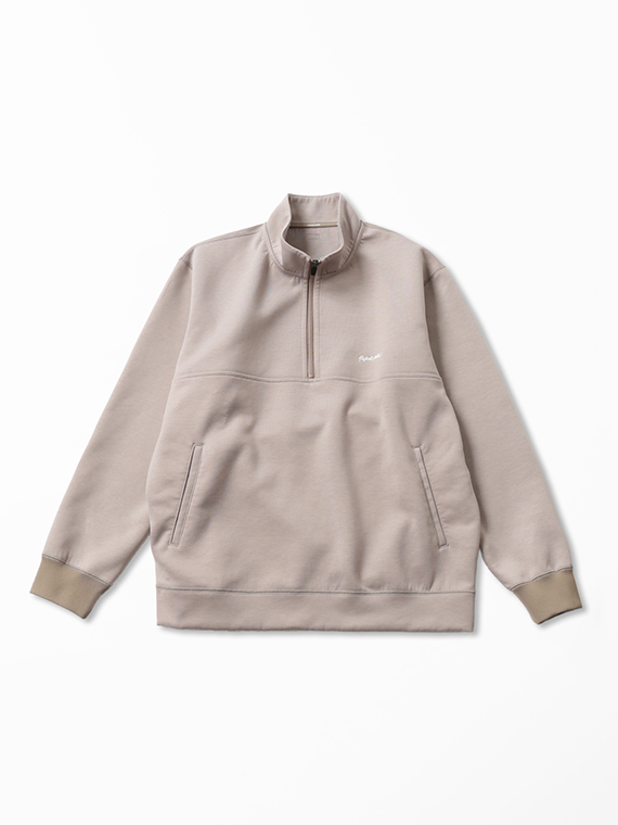 ハーフジップ ダンボールプルオーバー（MENゴルフ・MEN新着・Papas+