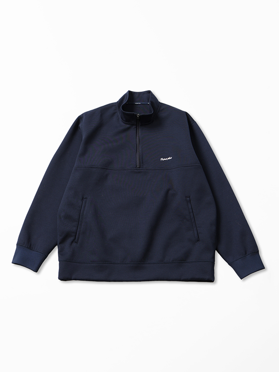 ハーフジップ ダンボールプルオーバー（MENゴルフ・MEN新着・Papas+