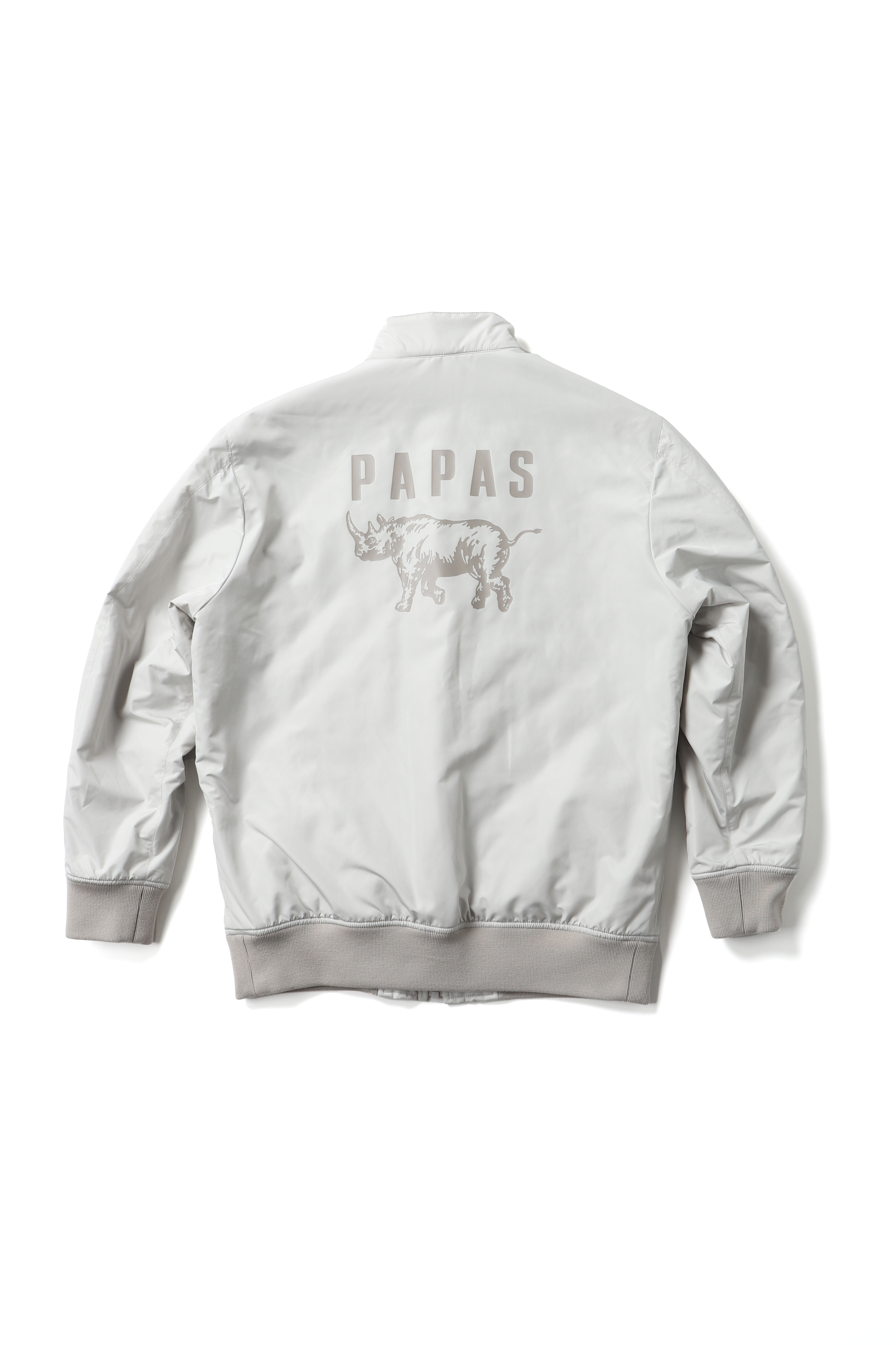Papasロゴプリント 中綿ブルゾン