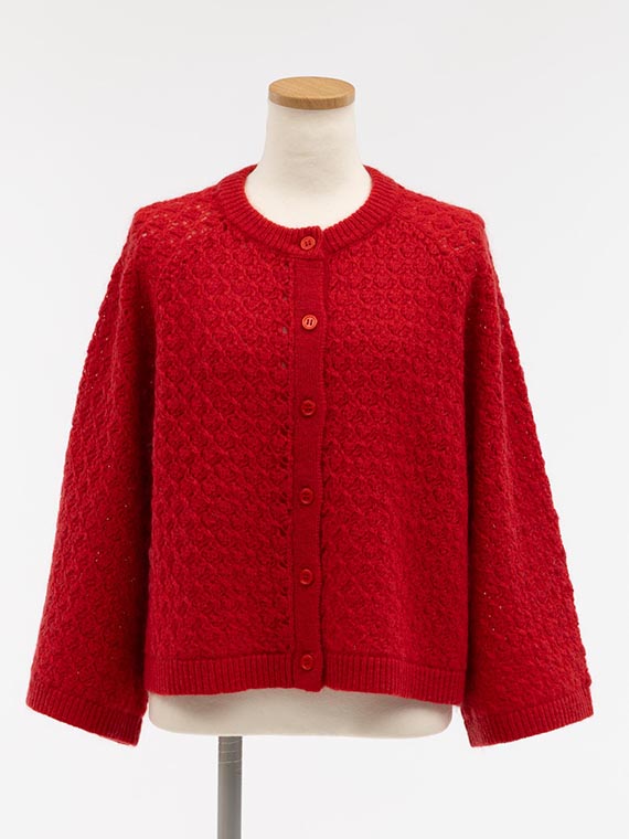 パイナップル編み カーディガン