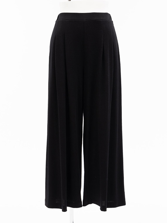 ウール天竺 ワイドパンツ