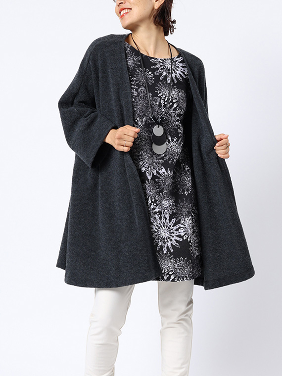 ウールリング トッパー コート